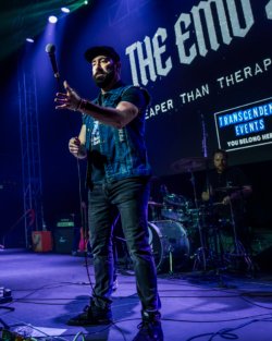 Transcendent Events founder Kevin Hock was an active participant through out the night, serving as hype man and performer