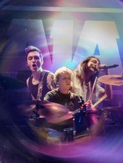 A graphical blend of the band Arrows in Action performing at the Fillmore Silver Spring as part of the 2026 Soundtrack Of Your Life Tour.